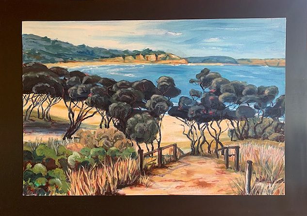 Oil Painting - Anglesea Back Beach